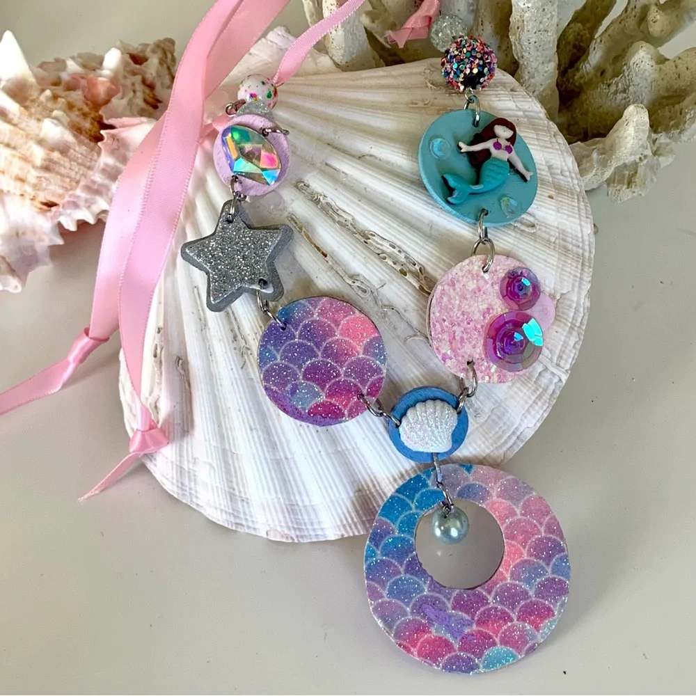 Boho Kids Mermaid Necklace